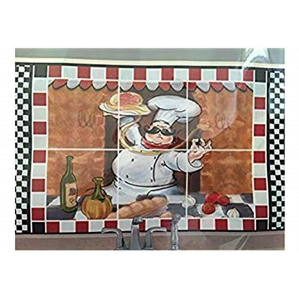 Office Fat Happy Chef Foil Backsplash Wall Sticker-Window Mural for Nursery Wall Stickers17.7 in. Dorms Kitchens Living Rooms Kitchen Autocollant Mural SG_B00F3KCZSM_US 45 cm x 75 cm Office Fat Happy Chef Foil Backsplash Wall Sticker-Window Mural for Nursery Wall Stickers17.7 in. Dorms Kitchens Living Rooms Kitchen Autocollant Mural SG_B00F3KCZSM_US 45 cm x 75 cm